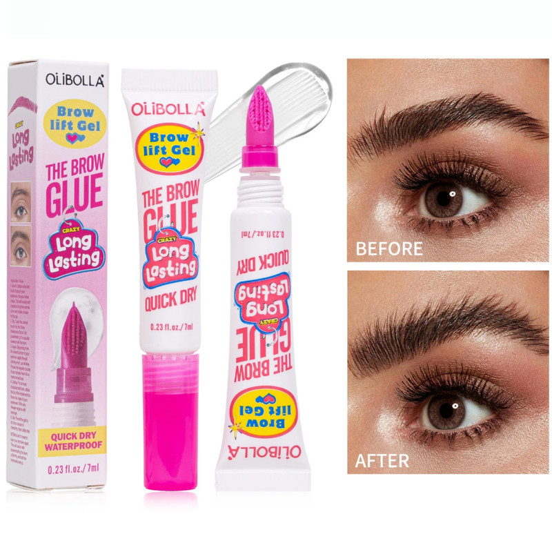 چسب لیفت ابرو اولیبولا OLiBOLLA Brow Lift Gel | ژل حالت دهنده و تثبیت کننده ابرو ضد آب
