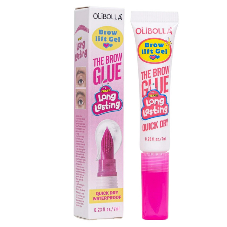 چسب لیفت ابرو اولیبولا OLiBOLLA Brow Lift Gel | ژل حالت دهنده و تثبیت کننده ابرو ضد آب